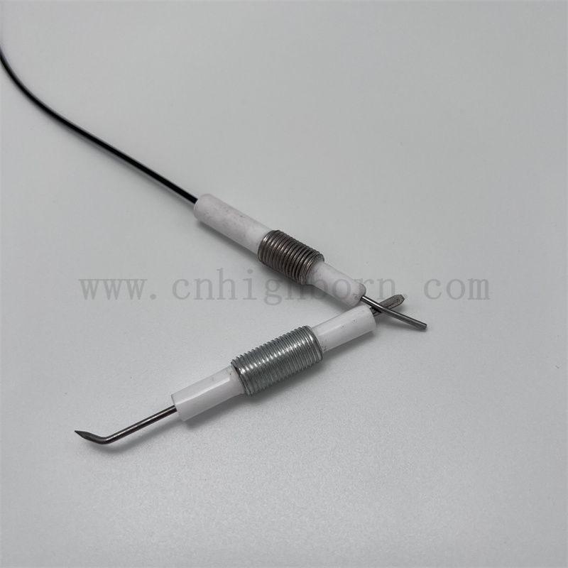 95% AL2O3 Alumine Céramique Culte Allumage Électrode Piezoélectrique Céramique Liquide Niveau Ignteur