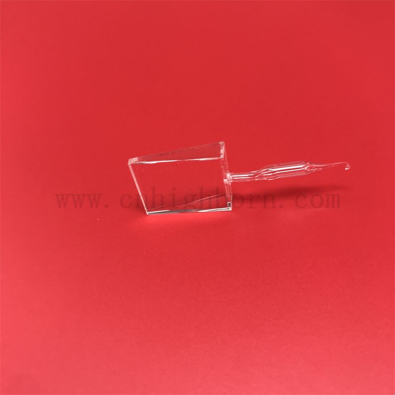 Cuvette en verre UV transparent élevé cellules d'écoulement de micro-quartz
