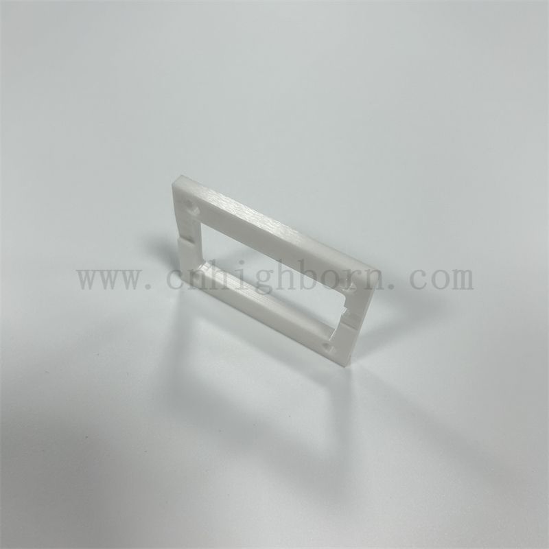 Isolant zircone bloc irrégulier de surface de polissage blanc zro2 plaque en céramique