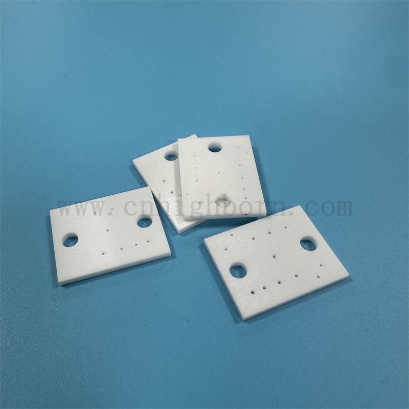 Isolateur zircone Carte irrégulière Haute dureté de surface de surface zro2 Plaque en céramique