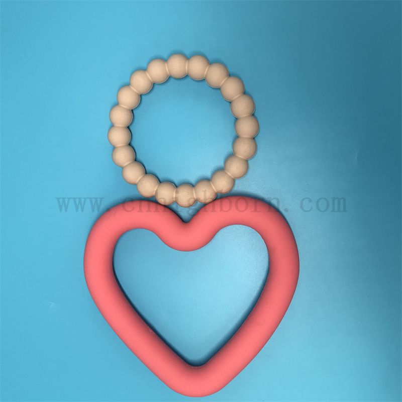 Détaliers de animaux de compagnie en caoutchouc en silicone broyant les aliments résistants aux aliments à anneau de caoutchouc en silicone mordant