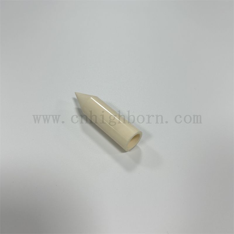 Piérison personnalisé tube en céramique Polied Alumine Machinery en céramique AL2O3