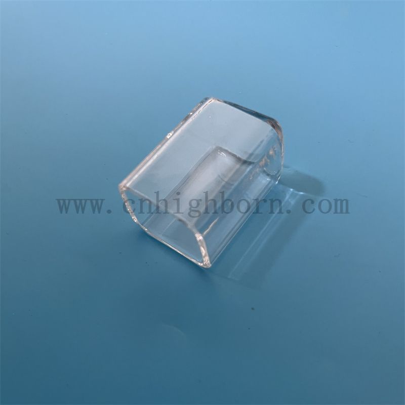 Tube de quartz transparent