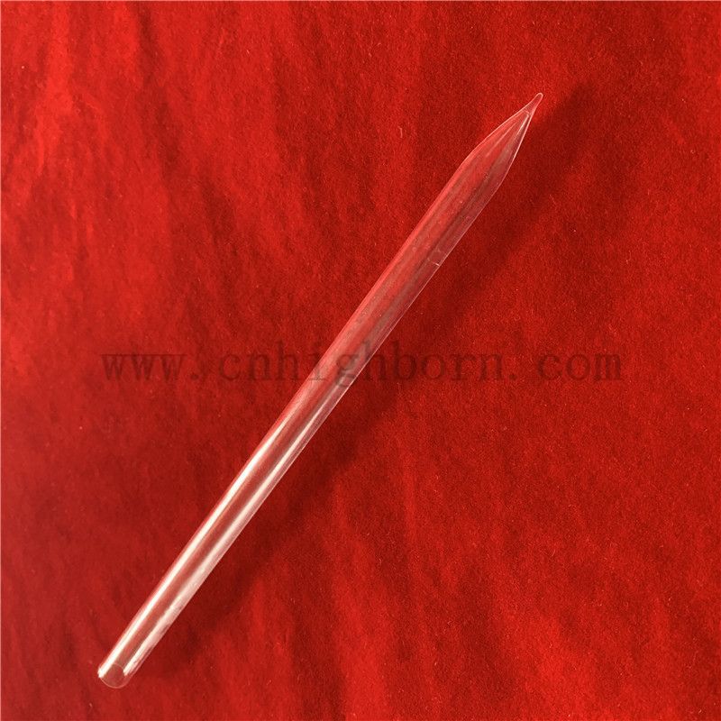 tube de quartz transparent