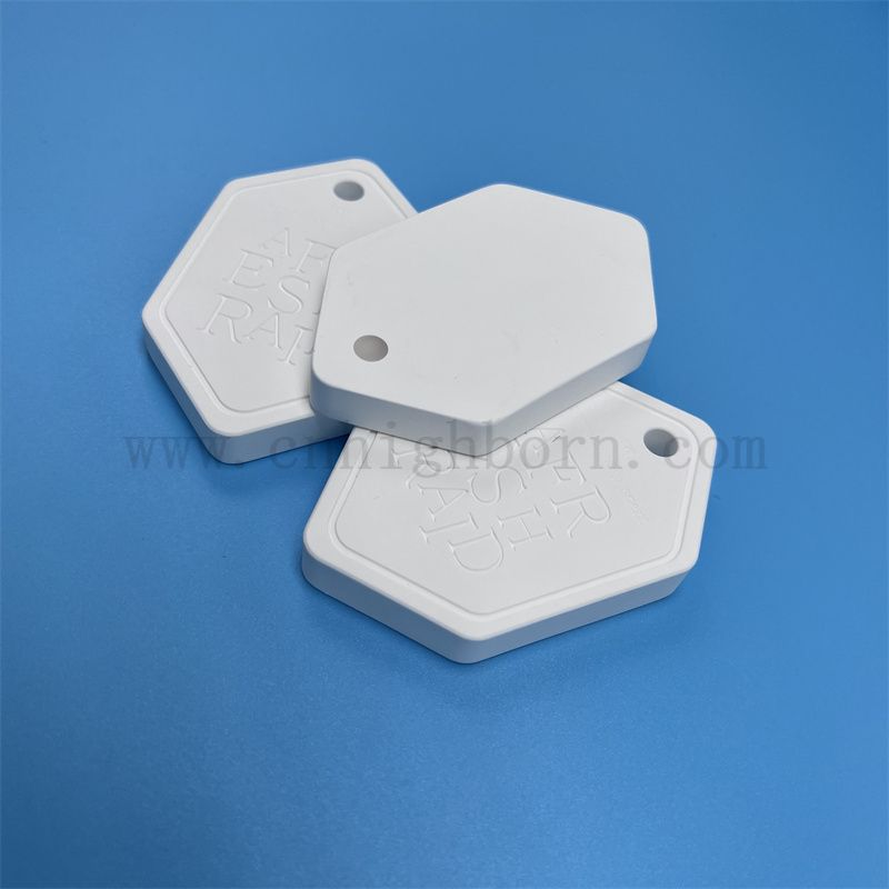 Logo personnalisé Hangable Gypsum Aromatherapy comprimés Plaque en céramique pour en pleine expansion du parfum 