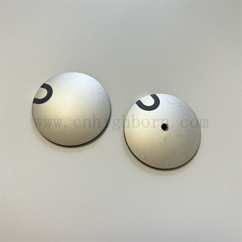 Transducteur vibrant ultrasonique haute puissance personnalisé disque en céramique piézoélectrique