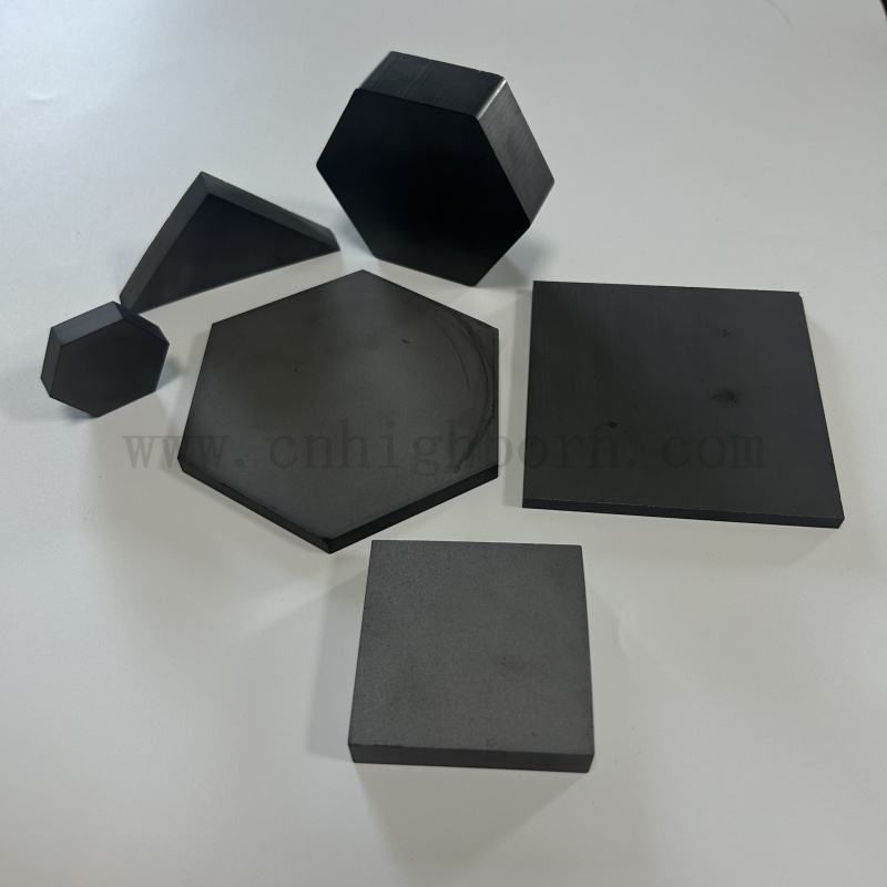 Feuille de protection hexagonale en carbure de carbure de carbure de bore High Duton Plate en céramique B4C