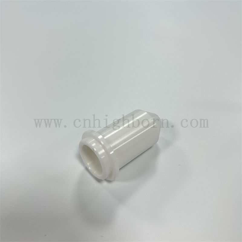 Résistance à l'usure industrielle Zircone en céramique Bouche d'aspiration Bulle Précision Buse céramique / Zircone Pièce céramique