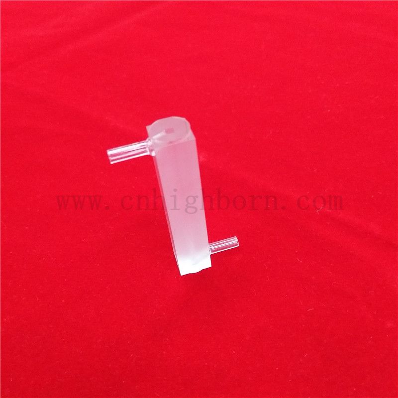 Recherche de laboratoire Hemoglobin Analyzer Labware Sample Cellule UV Quartz Glass Cuvette