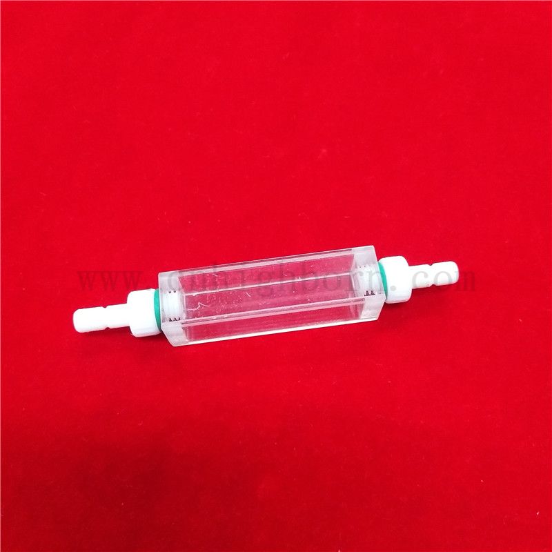 Recherche de laboratoire Clearz en verre Cuvette de précision CUVECTE DE PRÉCISION POUR LE RECORT AVEC TIP DE CONNECTION