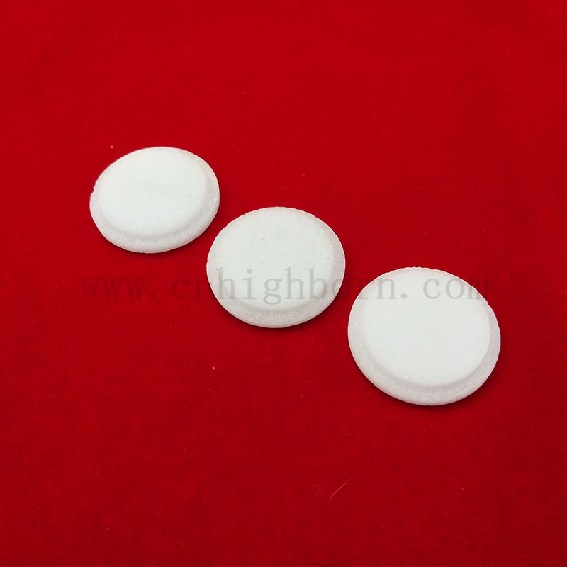 Plaque de pas de verre de silice fusionnée en quartz blanc laiteux