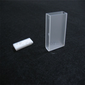 Cuvette en verre de Quartz de cellule de Quartz Standard transparente fondue ou collée de 2 côtés de haute précision avec la longueur de chemin lumineux 30mm