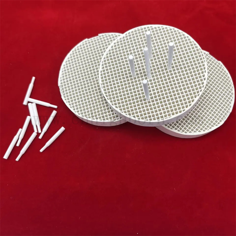 Laborat dentaire en nid d'abeille en céramique bac à colorie avec épingles