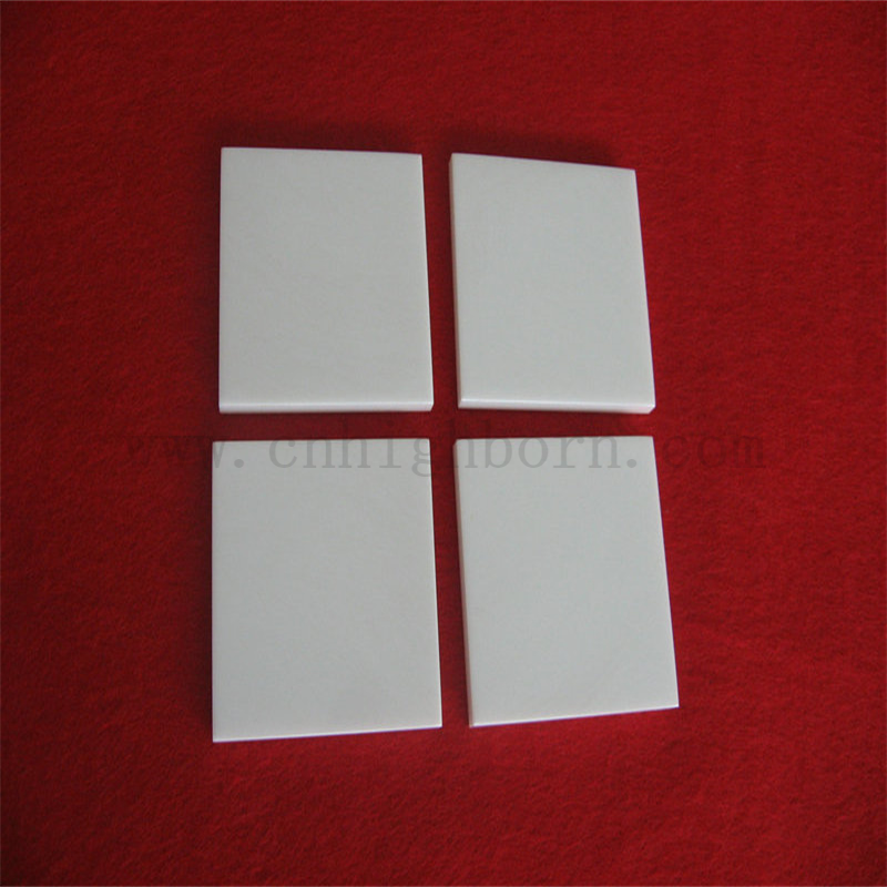 Couleur blanc poli en surface yttria stabiliser la plaque en céramique zircone stabilisée Zirconia