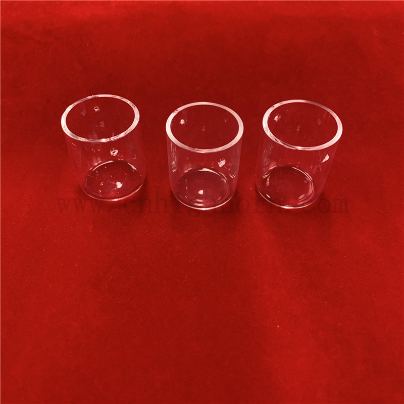 Forage au laser en verre transparent en verre rond Cerceau du cylindre