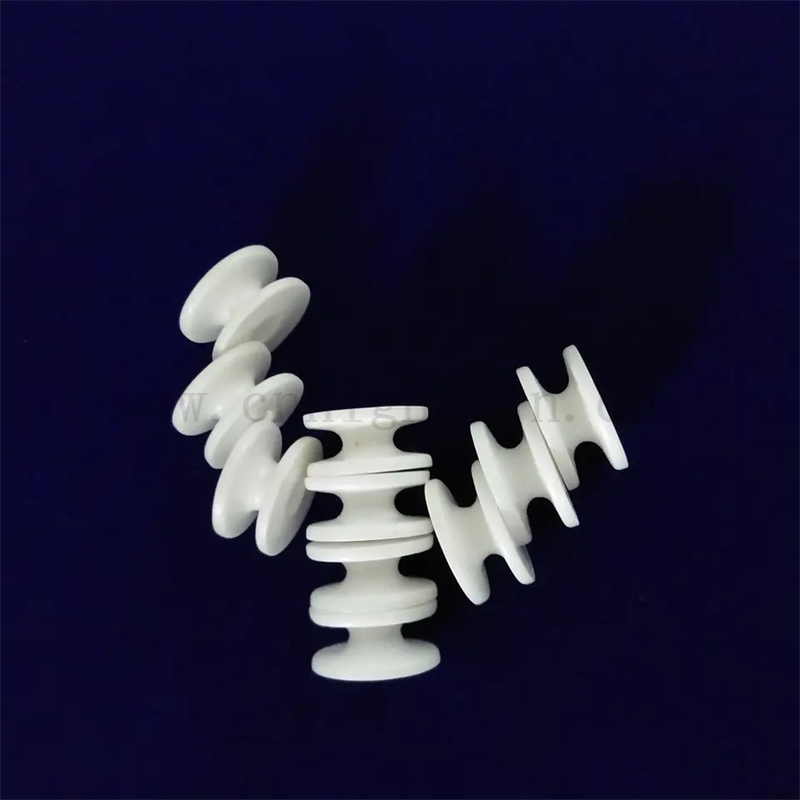 Résistance à l'usure AL2O3 Alumine Textile Céramic Yarn Guide Guide