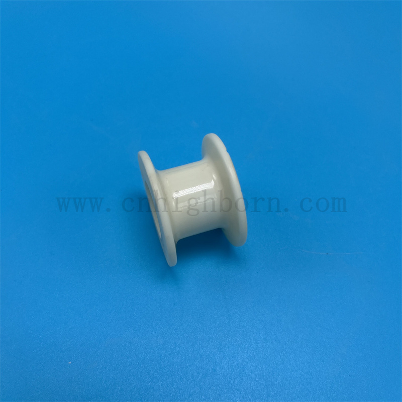 Haute résistance AL2O3 Alumine Céramique Yarn Guide Guide Textile Céramique Rouleau