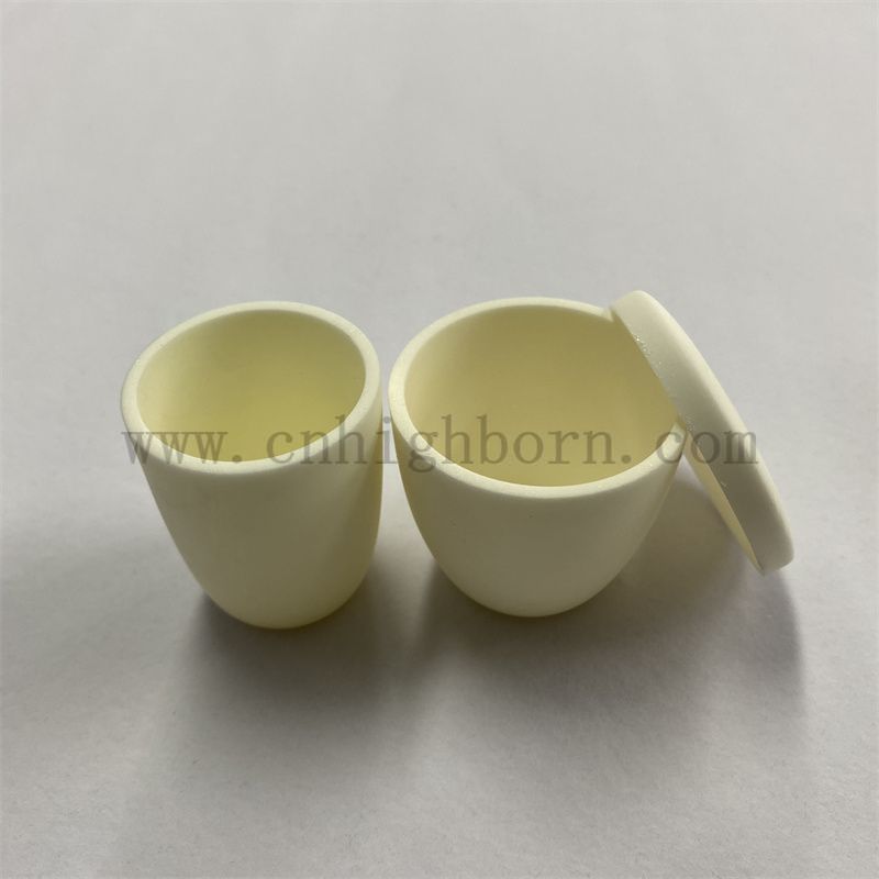 Laboratory High Purity Arc Al2O3 Ceramic Merting Crucible Crucible Alumina Porcelain Ware