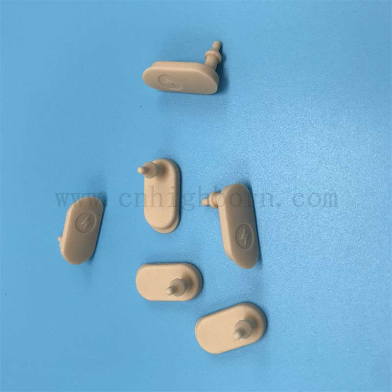 Plug à poussière et imperméable Plug en silicone USB-C Port Flame Flame Imperpose Protective Data Data Accessoires Câbles Produits en caoutchouc