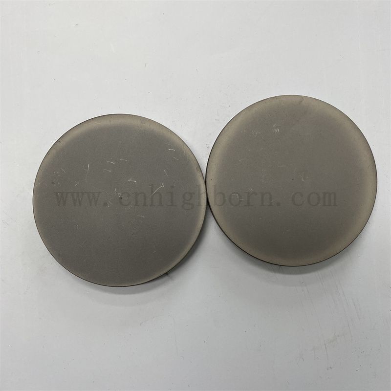 Plaque ronde en céramique de carbure de silicium SIC à haute dureté personnalisée