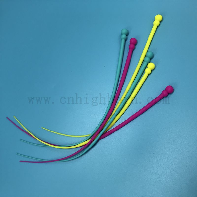 Rod de chat en caoutchouc en silicone doux et convivial personnalisé pour animaux de compagnie