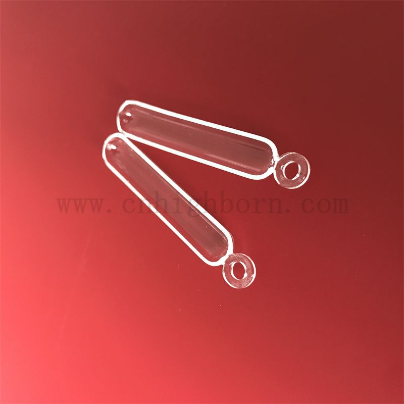  Résistance à la chaleur personnalisée transparent transparent en verre de quartz de silice fusionnée