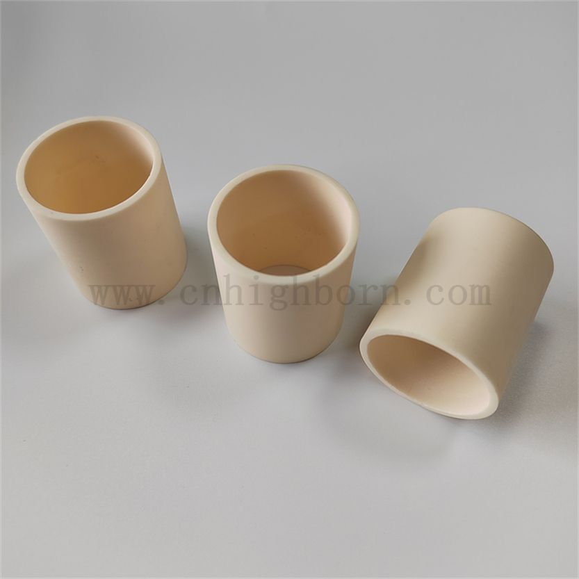 Alumine Alumine AL2O3 personnalisée à 99% Céramique Pipe de tube de tube à manches en céramique