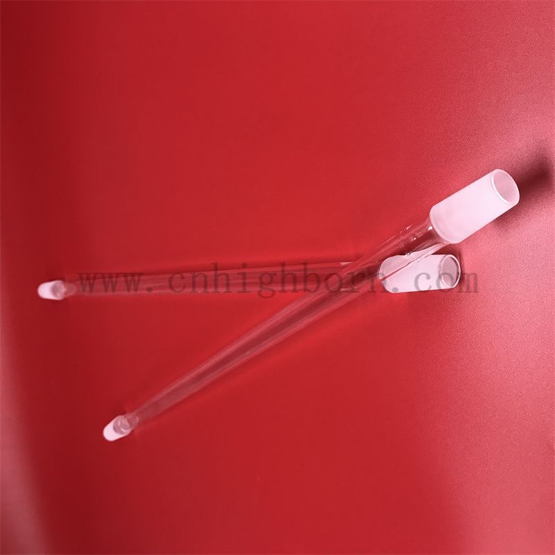 tube &agrave; essai en quartz 