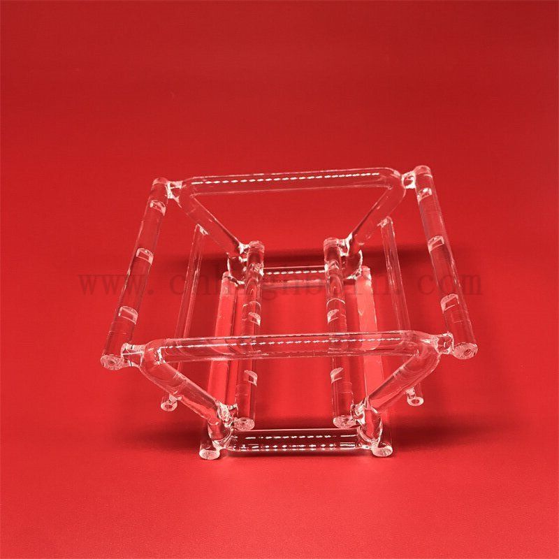 Board en verre de quartz de silice fusionné transparent et résistant à la chaleur transparent