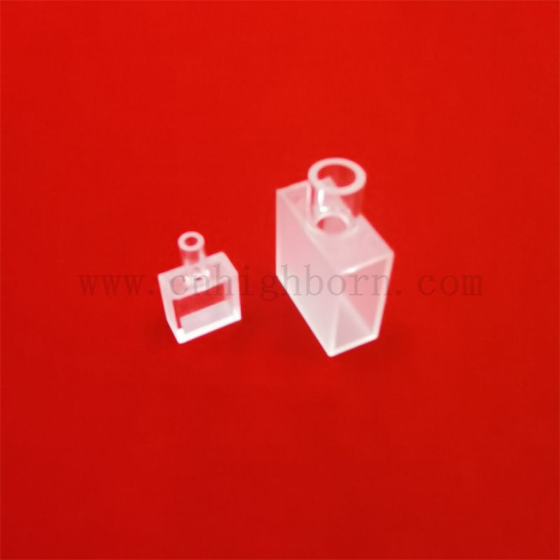 Résistance à la corrosion de logiciels micro-réaction Cuvette en verre de quartz UV transparent