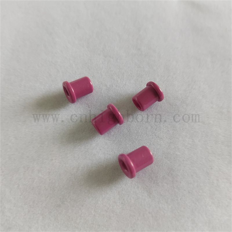 Textile Céramique Eyelet Rose Alumine Guide en céramique Pièces de fils