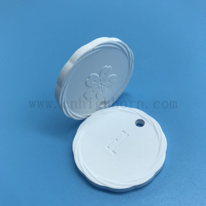 Plaque suspendue de diffuseur d'arome de pierre parfumée en céramique poreuse d'argile de logo de double côté