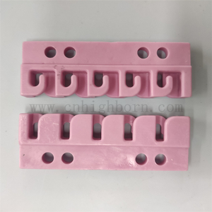 Peigne multi-dents en céramique de guide de fil d'alumine de pièces du textile Al2O3 en stock 