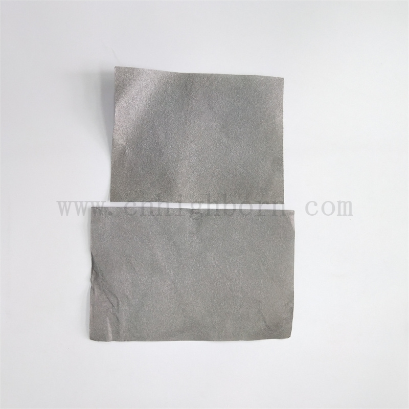 Les disques filtrants poreux d'acier inoxydable de résistance à hautes températures ont fritté le feutre de fibre en métal pour la Filtration chimique