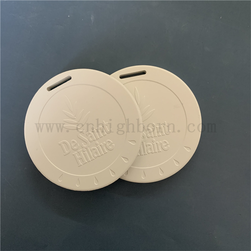 Logo à double côté suspension d'huiles essentielles parfumées à l'huile essentielle en pierre Plate arôme