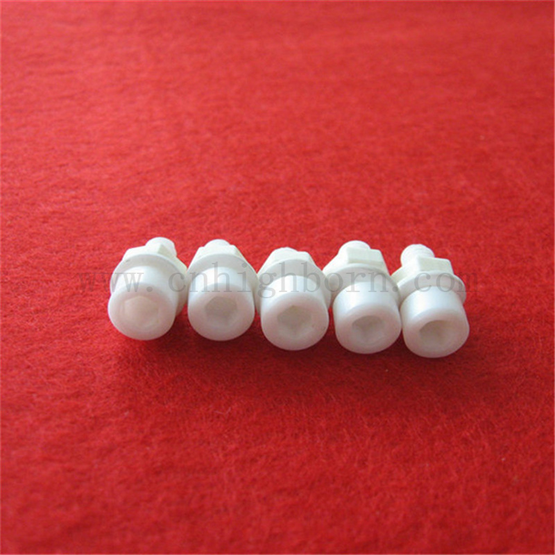 Vis en céramique zircone Boulon et écrou zro2 personnalisés personnalisés