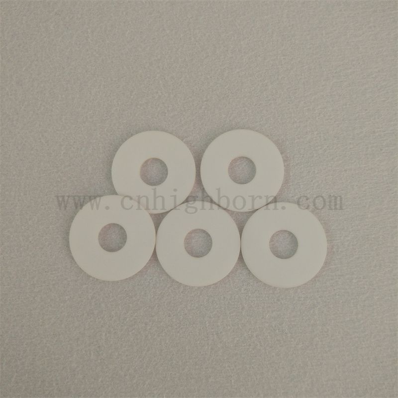 99% AL2O3 Ceramic Ring Alumine Disque en céramique industrielle