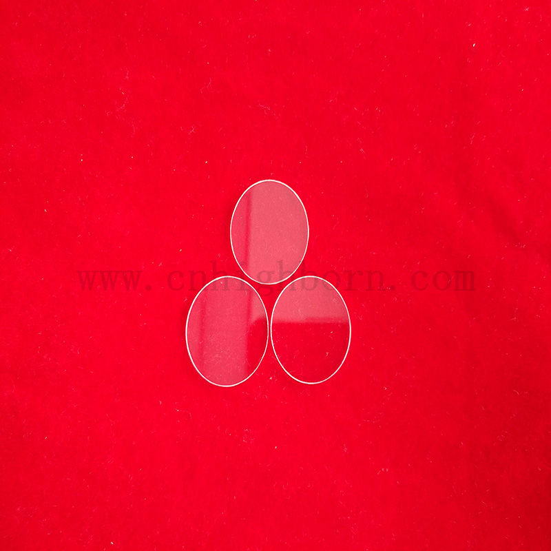 Plaque de verre de fenêtre de fenêtre de silice fusionnée UVB transparent