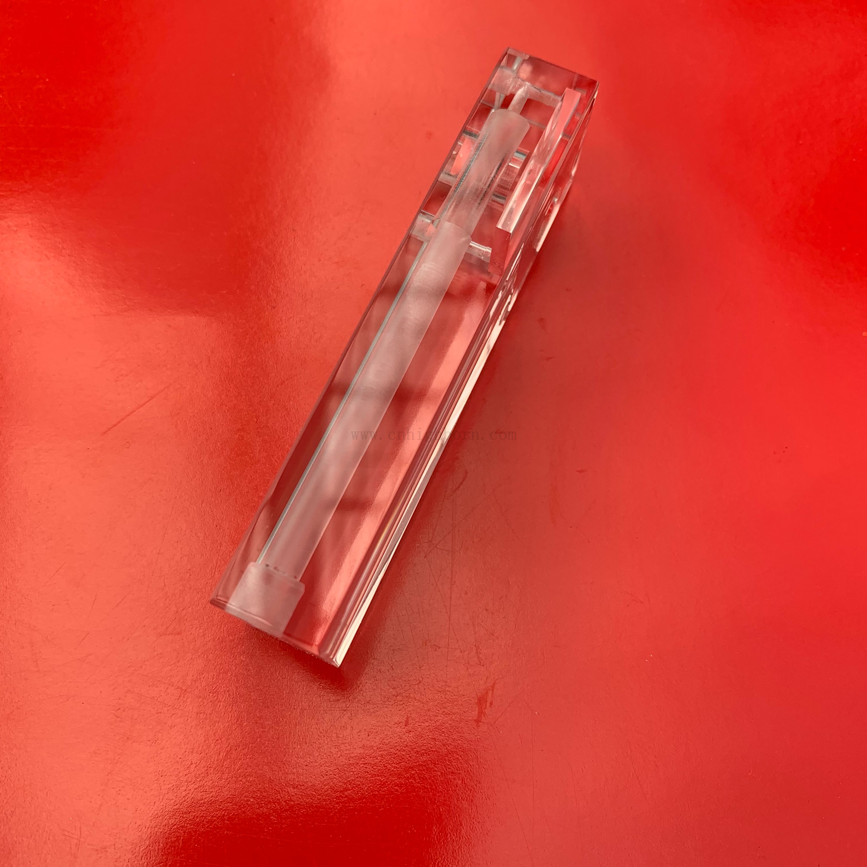 Labware micro réaction transparente Cuvette en verre de quartz fluve à travers le colorimètre