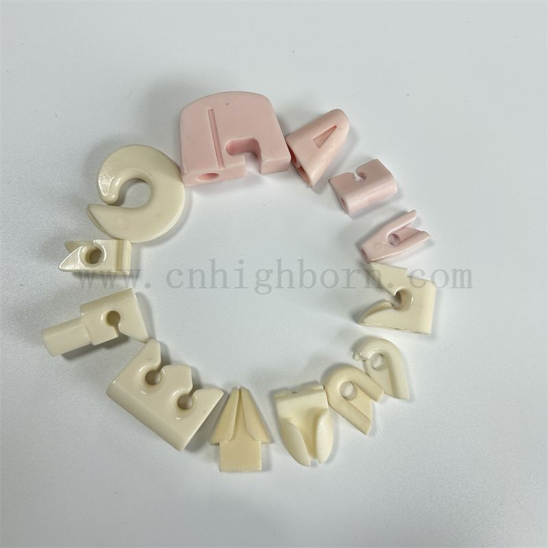 Personnalisé 99,5% AL2O3 Textile Ceramic Alumina Ceramic Hook Guide