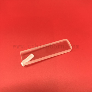 Cuvette à quartz UV de laboratoire, longueur de trajet de 1mm, cellule en verre optique de 0.35ml