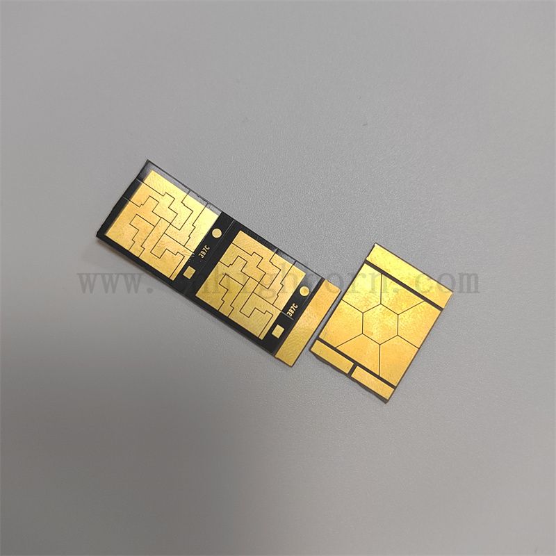 MO MN MN Alumina AL2O3 DBC DPC AMB substrat en céramique métallisé pour composant électronique