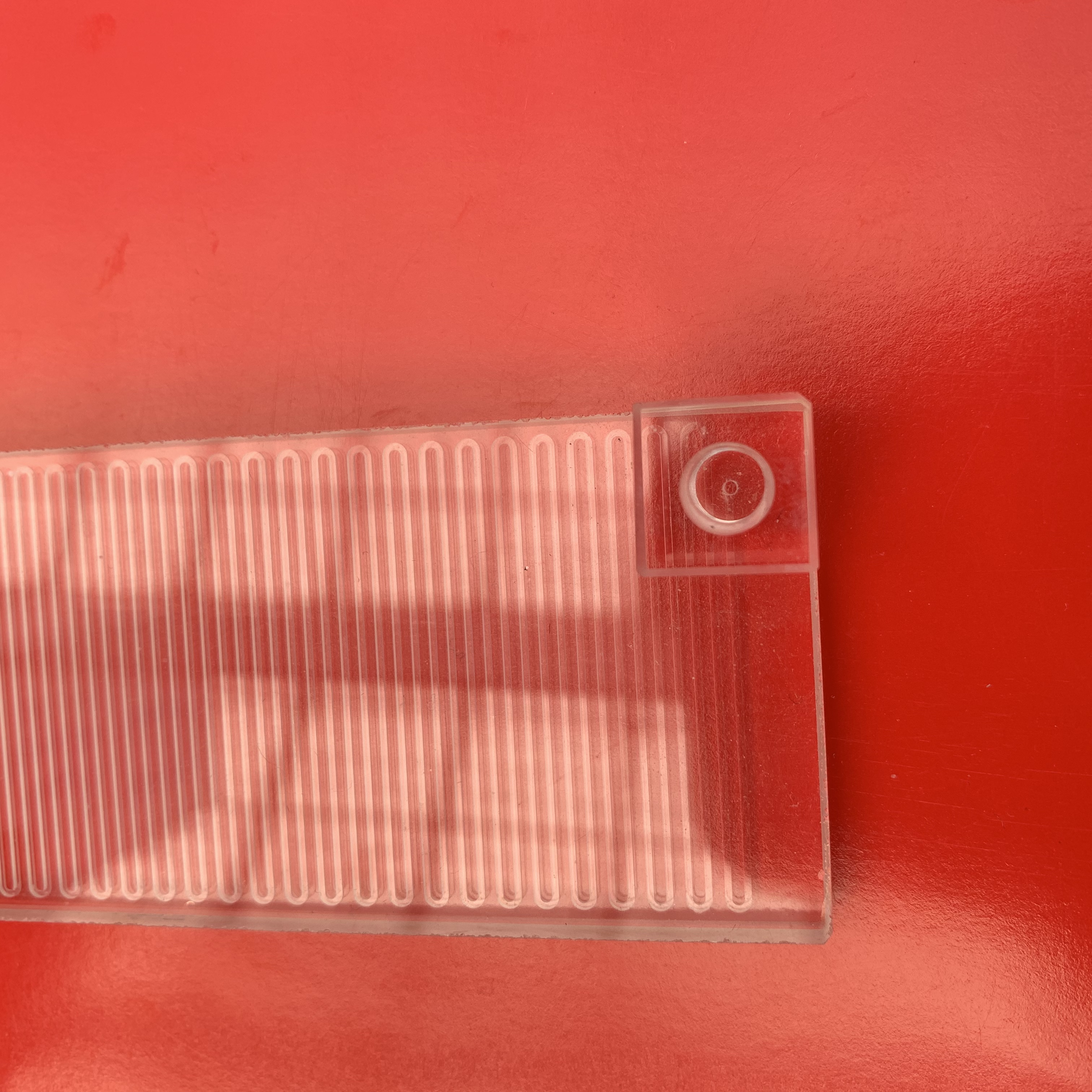 Laboratory UV Flow Cell Corrosion Resistance Optical Quartz Glass Cuvette