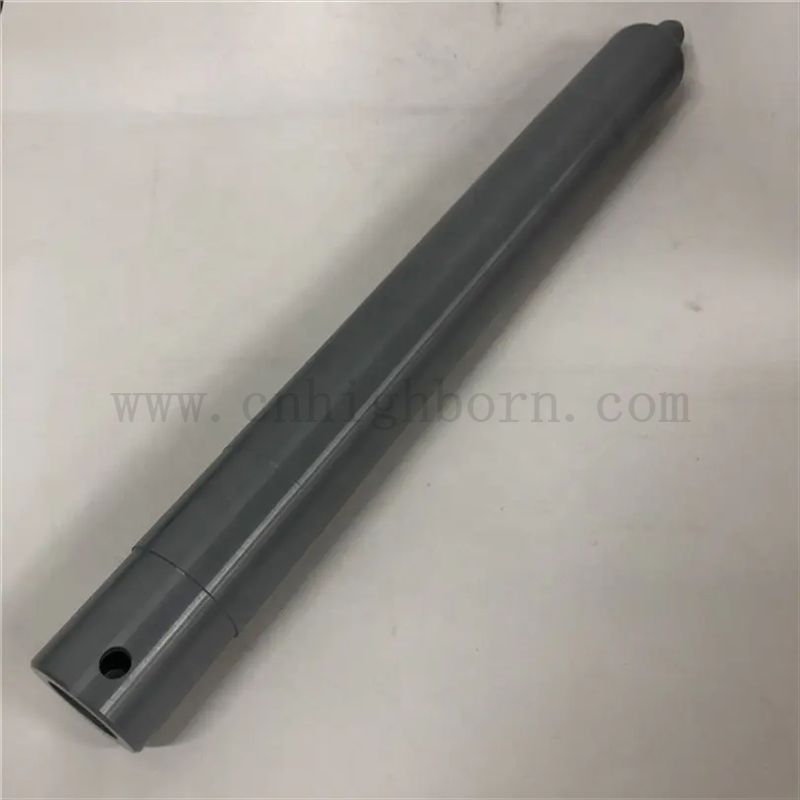 Tube stoppeur de nitrure de silicium résistant à la corrosion SI3N4 levage en céramique et tuyau de blocage pour la coulée à basse pression