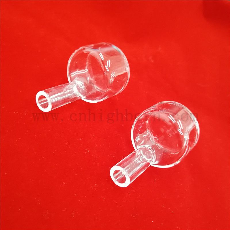  Résistance à la chaleur Taille personnalisée et forme transparente de la verrerie de quartz de silice fusionnée