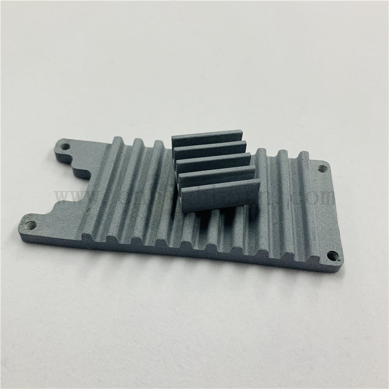 Équipement de chaleur en céramique sic en carbure de silicium poreux noir 