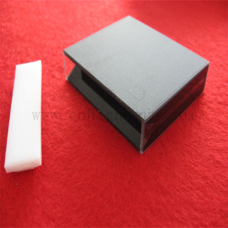 Mur noir ultra grande cellule en verre quartz en verre cuvette labware chimique