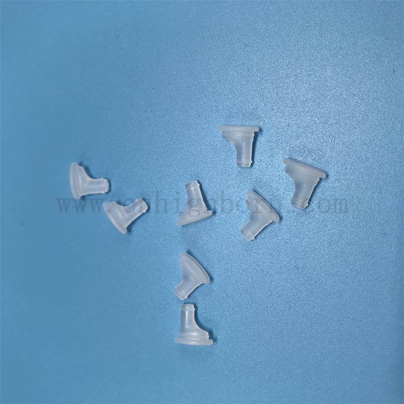 Pièces en caoutchouc en silicone transparent 