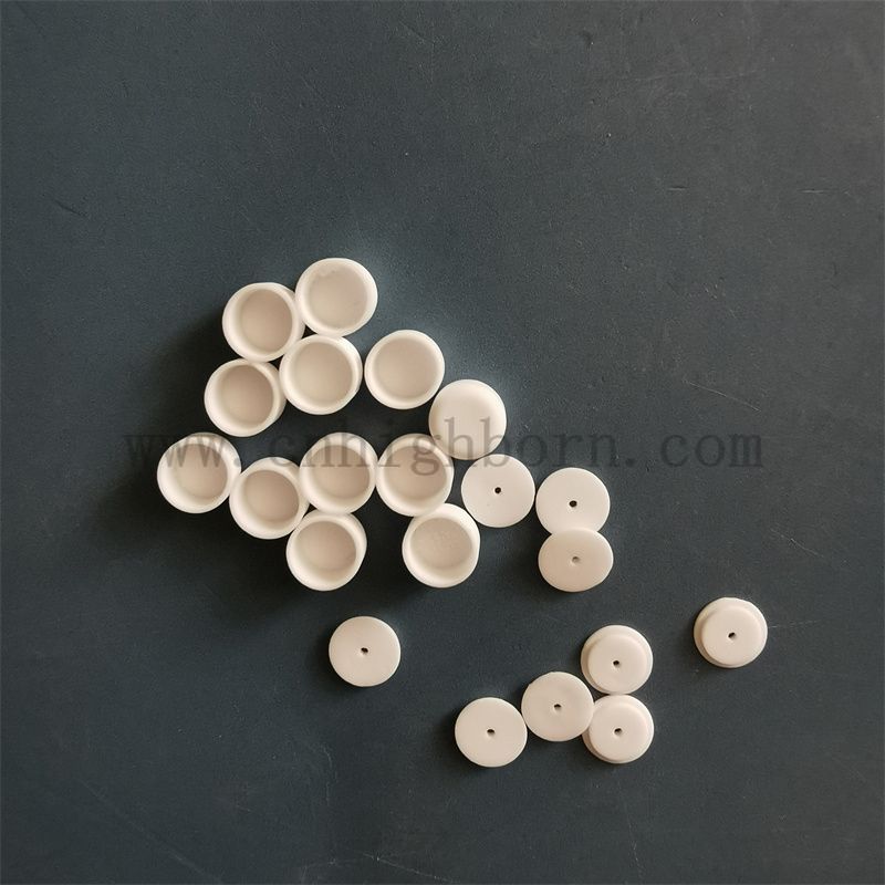 AL2O3 AL2O3 Cerramic Cricible Crucible Alumine Analyse thermique en céramique Small Pot avec couvercle