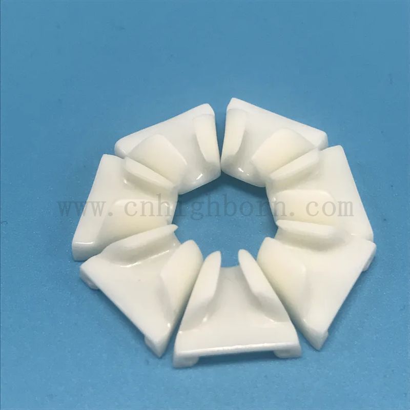 Machines de textile blanc personnalisé Pièces de rechange Zirconia Guide de fil en céramique